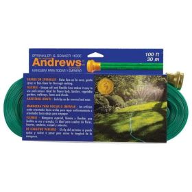 Andrews 10-12349 100' Tube Sprinkler & Soaker Hose