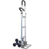 VEVOR Stair Climbing Cart, 550 lbs Load Capacity, Aluminum Hand Truck Dolly with Dual Handles, Integrated Frame & Nonslip Rubber Wheels