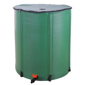 50 Gallon Folding Rain Barrel Water Collector Green