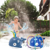 Children's sprinkler summer fun children's sprinkler with swing tube; outdoor water toy boy and girl backyard sprinkler; connected to garden hose whal