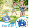 Children's sprinkler summer fun children's sprinkler with swing tube; outdoor water toy boy and girl backyard sprinkler; connected to garden hose whal