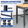 VEVOR Workbench Adjustable Height, 61" x 20" Garage Table w/ 27.1" - 36" Heights & 2000 LBS Load Capacity