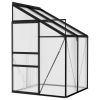 Greenhouse Anthracite Aluminum 91.5 ft³