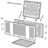 74 Gallon Resin Deck Box; Gray; Medium