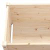 Garden Planter 59.1"x19.7"x27.6" Solid Wood Pine