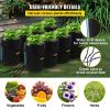 VEVOR DWC Hydroponic System, 5 Gallon 8 Buckets, Deep Water Culture Growing Bucket, Hydroponics Grow Kit with Pump, Air Stone and Water Level Device