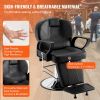 VEVOR Salon Chair, Hydraulic Recliner Barber Chair for Hair Stylist, 360 Degrees Swivel 90°-130° Reclining Salon Chair for Beauty Spa Shampoo