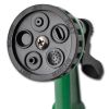 Coiled Garden Water Hose Spiral Pipe & Spray Nozzle 49.2 ft