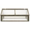 Greenhouse Gray 44.8"x31.4"x19.6" Firwood