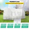 VEVOR Walk-in Tunnel Greenhouse, 15 x 7 x 7 ft Portable Plant Hot House w/ Galvanized Steel Hoops, 1 Top Beam, Diagonal Poles