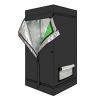 LY-60*60*120cm Home Use Dismountable Hydroponic Plant Growing Tent with Window Green & Black