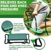 Outdoor 2-in-1 Functional Heavy Duty Garden Stool and Kneeler