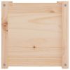 Garden Planters 2 pcs 15.7"x15.7"x15.7" Solid Wood Pine