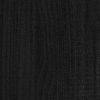 Garden Planter Black 19.7"x19.7"x27.6" Solid Wood Pine