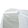 Walk-In Tunnel Greenhouse, Large Garden Hot House Kit with 6 Roll-up Windows & Roll Up Door 15' x 7' x 7' -AS