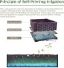 Plastic Raised Garden Bed 4 Piece Planter Grow Boxes Planter Care Box Kit for Outdoor Indoor Plants Elevated Garden Boxes Plant pots for Vegetables