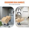 VEVOR Stair Climbing Cart, 550 lbs Load Capacity, Aluminum Hand Truck Dolly with Dual Handles, Integrated Frame & Nonslip Rubber Wheels