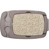 Outdoor Rolling Garden Scooter with Wheels & Pull Strap, Light Taupe
