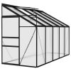 Greenhouse Anthracite Aluminum 220 ft³