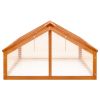 Greenhouse Brown 44.8"x31.4"x19.6" Firwood