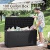 All Weather 100 Gallon Resin Deck Box
