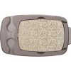 Outdoor Rolling Garden Scooter with Wheels & Pull Strap, Light Taupe, 14.5 in D x 24.25 in H x 13.5 in W