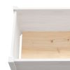 Garden Planter White 78.7"x19.7"x27.6" Solid Wood Pine