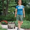Outdoor Rolling Garden Scooter with Wheels & Pull Strap, Light Taupe