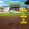 VEVOR Electric Post Hole Digger, 1200 W 1.6 HP Electric Auger Powerhead w/4" Bit, 39" Drilling Depth, Compatible with Earth Auger bit or Ice Bit