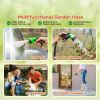 8 Function Nozzle; Lightweight Expandable Garden Hose; No-Kink Flexibility; 3/4 Inch Solid Brass Fittings