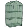 3-Tier Mini Greenhouse 27.2"x19.3"x49.2"