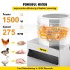VEVOR Stainless Steel Chicken Plucker 20Inch Barrel Diameter De-Feather Remover Poultry Machine 1500W 275R/min Barrel Diameter Heavy Duty Feather Pluc