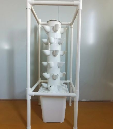 Tower Garden Hydroponic Growing System with Led Grow Light,6 Layers 30 Holes Vertical Garden Planter,Indoor Garden Kit