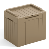 All Weather 28 Gallon Patio Deck Box with Seat