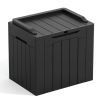 All Weather 28 Gallon Patio Deck Box with Seat