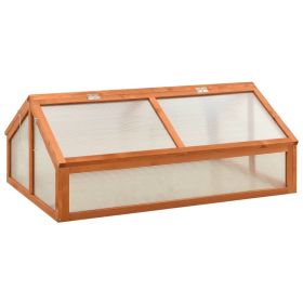 Greenhouse 47.2"x31.5"x19.7" Firwood (Color: Yellow)