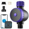 Bluetooth Sprinkler Timer, WiFi Smart Irrigation Water Timer, Wireless Remote APP & Voice Control, Rain Delay/ Manual/ Automatic Watering System