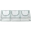 Outoodor mini greenhouse helps to protect plants opening conservatory;  three rooms; XH
