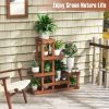 Indoor & Outdoor Wood Plant Stand for Multiple Plants