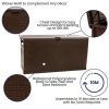 120 Gallon Plastic Deck Box - Outdoor Waterproof Storage Box for Patio Mats; Gardening Tools and Pool Toys