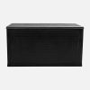 120 Gallon Plastic Deck Box - Outdoor Waterproof Storage Box for Patio Mats; Gardening Tools and Pool Toys