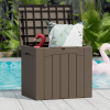 All Weather 28 Gallon Patio Deck Box with Seat