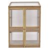 30 x 22 x 43 Inch Garden Portable Wooden Greenhouse