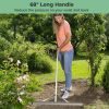 Landscape Rake with Long Handle for Loosening Soil Lawn Care Weeding Lake