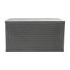 120 Gallon Plastic Deck Box - Outdoor Waterproof Storage Box for Patio Mats; Gardening Tools and Pool Toys