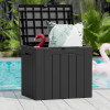 All Weather 28 Gallon Patio Deck Box with Seat