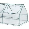 Outoodor mini greenhouse helps to protect plants opening conservatory;  three rooms; XH