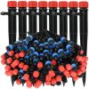 1 Pack 30-200 Drip Irrigation System Automatic Drip Sprinkler Connected 4/7 " Watering Garden Hose With Long-pole 8 Holes And 360° Rotating Drip Irrig