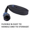 Heavy Duty Soaker Hose Dripping Water Hose Saves 70% Water Consistent Drip Throughout Hose Lightweight Garden Hose Perfect for Garden Flowers Beds…