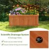Garden Lawn Fir Wood Planter Box with Drainage Holes